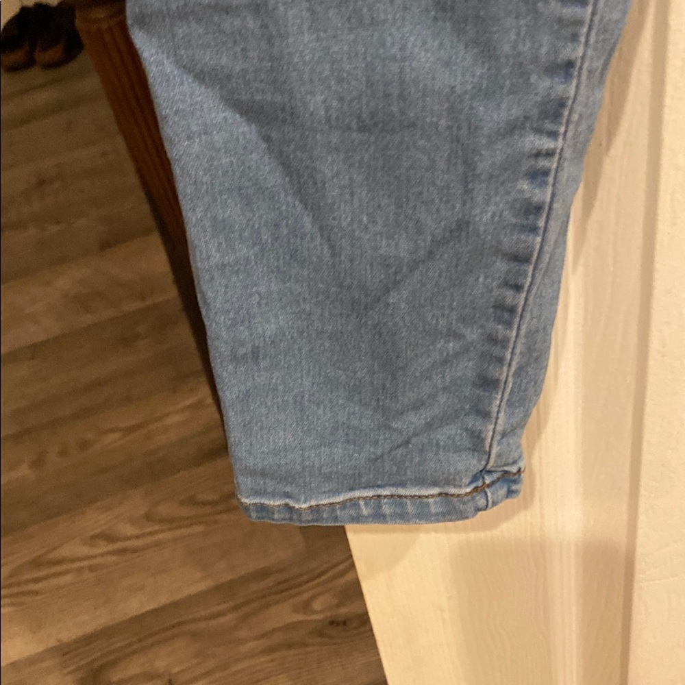 Fashion Nova High Rise Blue Jeans Slim Fit - Picture 6 of 9